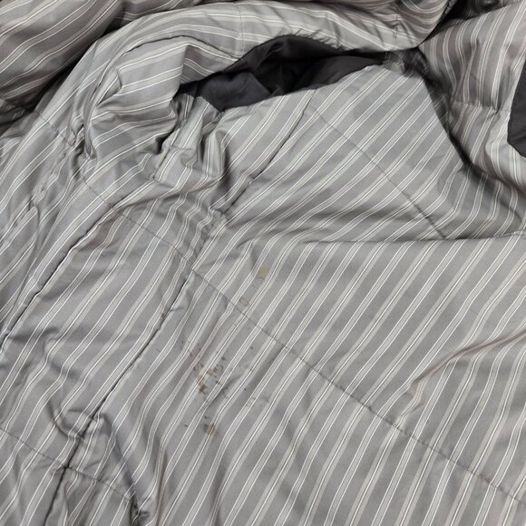 The North Face Coat Womens Medium Brown Toggle Wool Blend Hooded Jacket Pockets - Picture 4 of 16